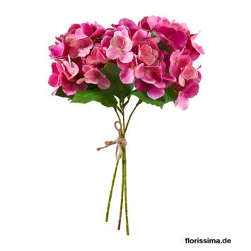 image BOUQUET HORTENSIA 36CM ROSE