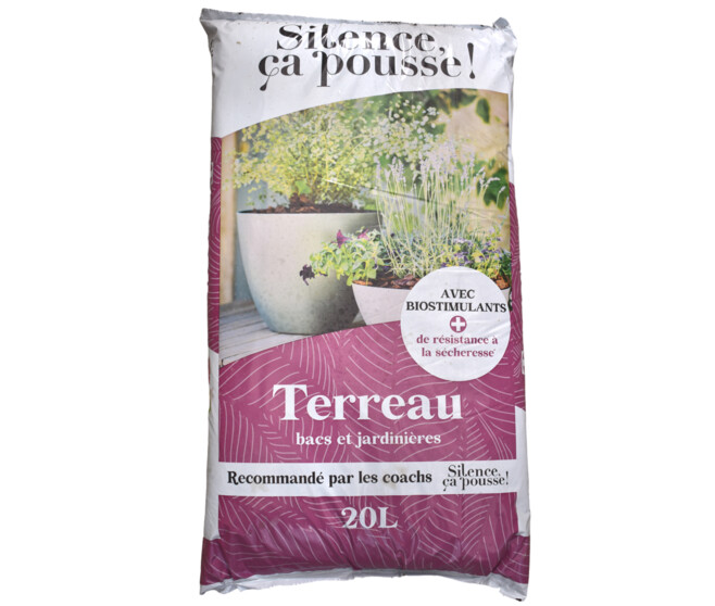 TERREAU BAC ET JARDINIERE 20L